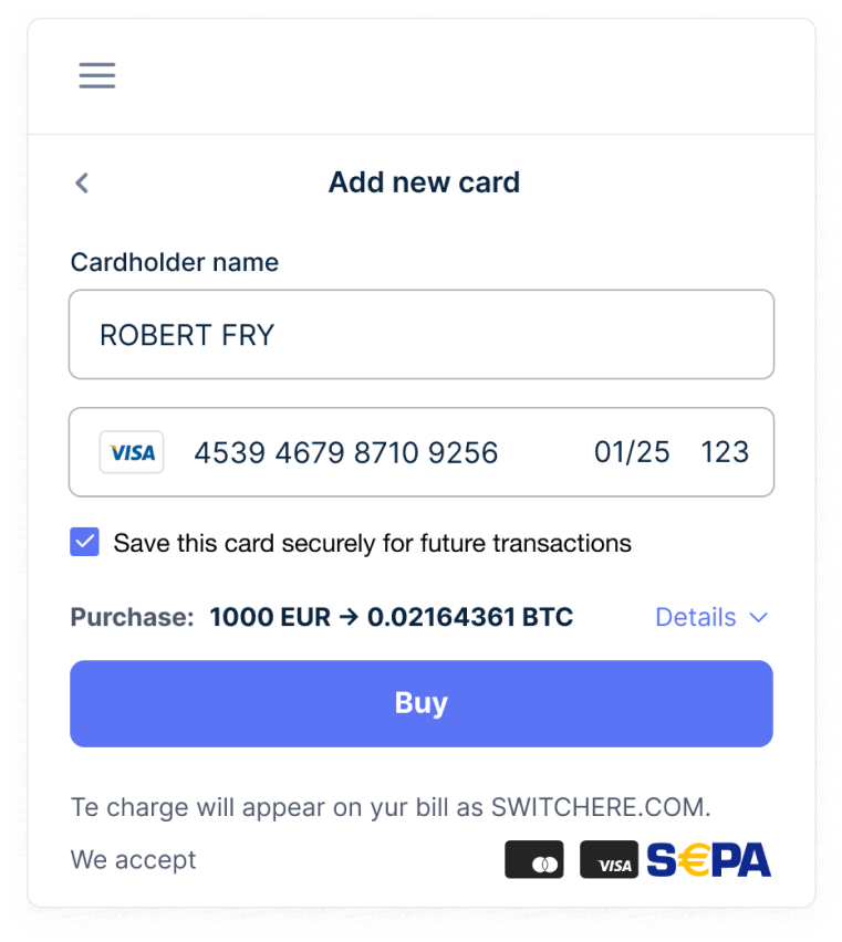 widget add card step